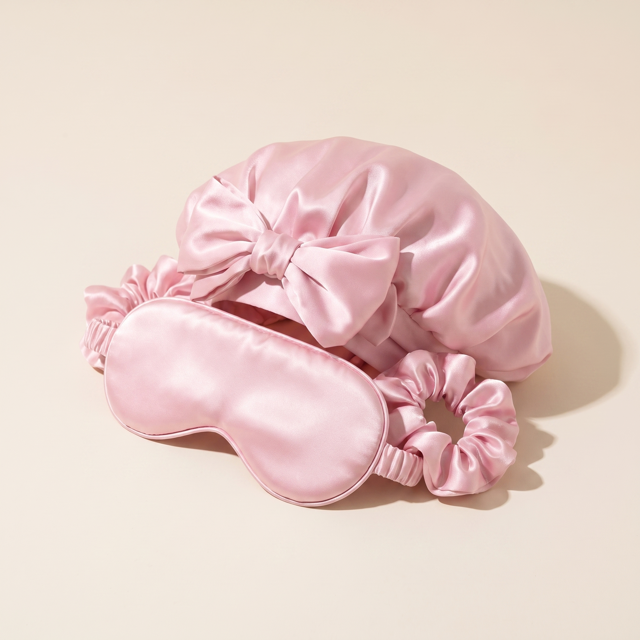 Moonspot The Night Reset bundle with silk bonnet, sleep mask and scrunchies