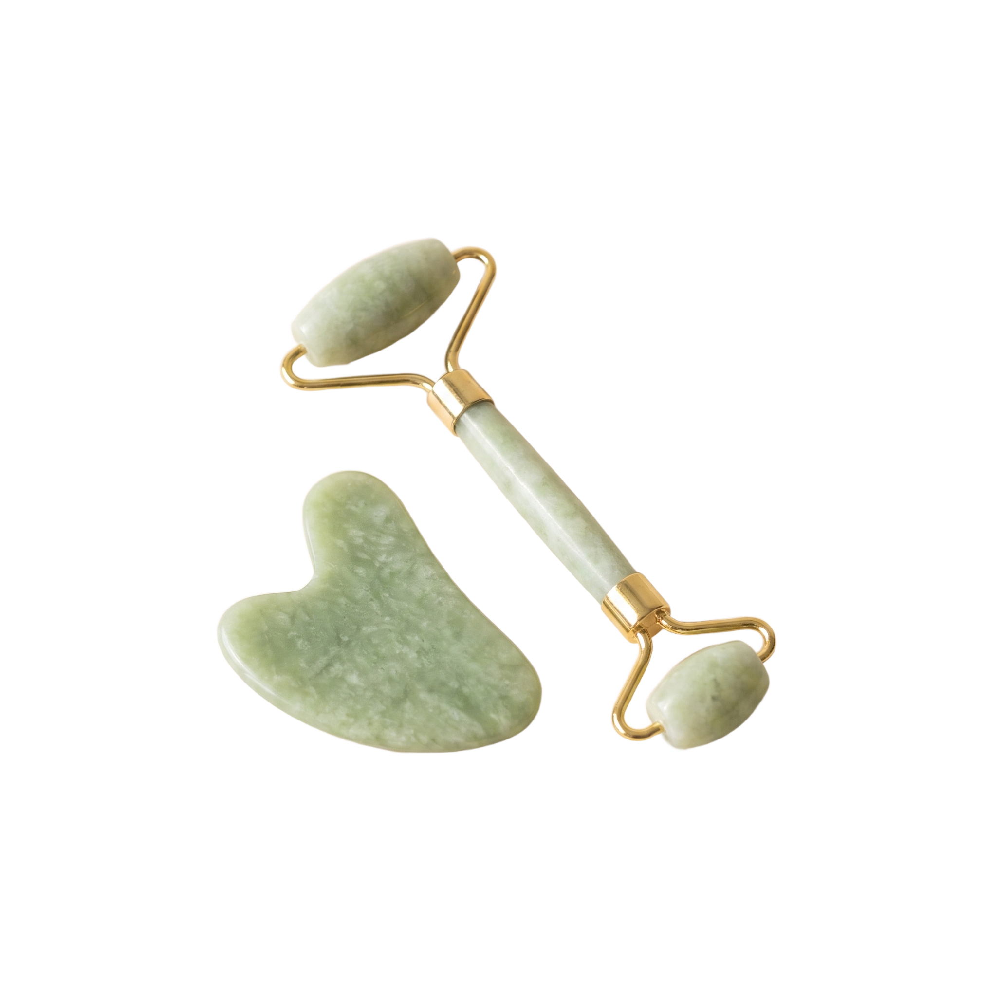 Moonspot jade roller and gua sha set