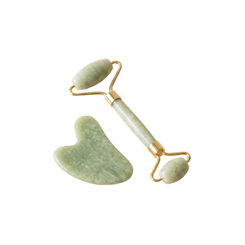 Moonspot jade roller and gua sha set